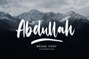 Abdullah Font: A Handcrafted Typeface for Real Creators