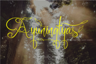 Ayuningtyas: A Script Font That Elevates Digital Design