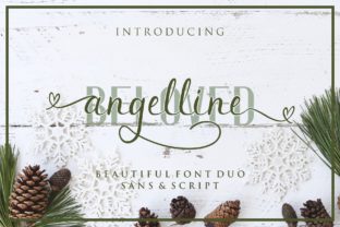 Beloved Angeline Duo: A Charming Font for Craft Creations