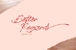 Better Regards Font: A Beautiful Script for Craft Creations