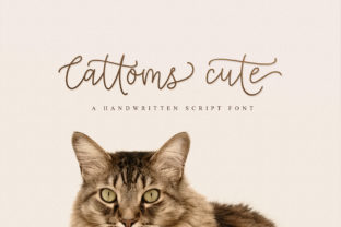 Cattoms Cute: A Handwritten Typeface That Elevates Your Campaign