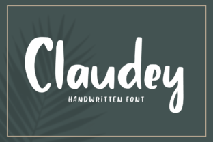 Claudey: A Handwritten Typeface for Editorial Elegance
