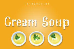 Cream Soup Font: A Professional Script Typeface for Branding