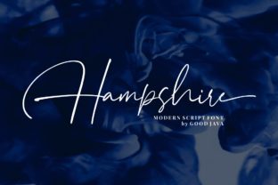 Hampshire: A Script Font That Elevates Digital Design