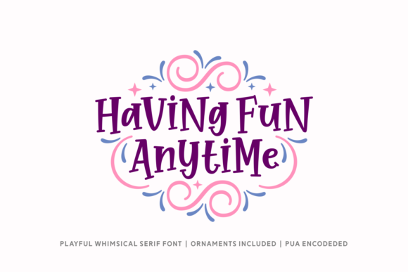 Having Fun Anytime: A Playful Typeface for Modern Web Design