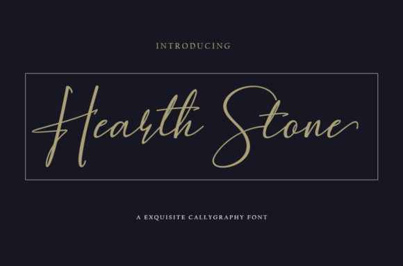 Hearth Stone: A Font That Elevates Your Brand Story