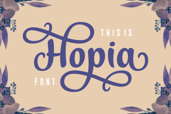 Hopia: A Script Font That Elevates Editorial Design