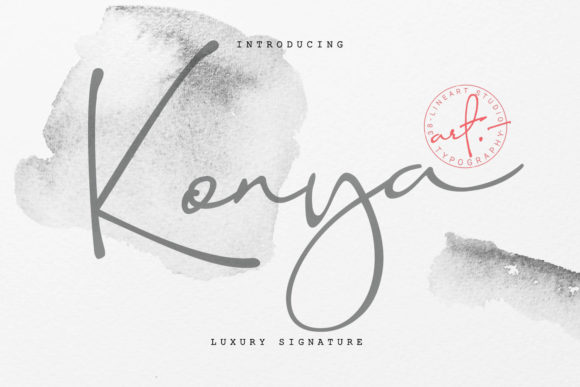 Konya Font Review: A Luxurious Script for Campaign Designers