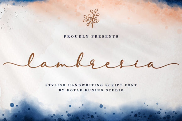 Lambresia: A Script Font with Heart for Editorial Design