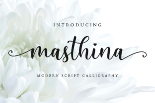 Masthina: A Bouncy, Beautiful Font for Craft Creators