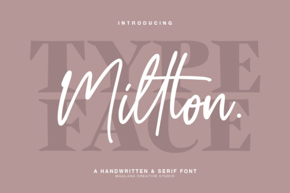 Millton Duo: A Font Pair for Memorable Marketing