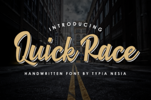 Quick Race Font: A Nostalgic Typeface That Powers Your Campaign