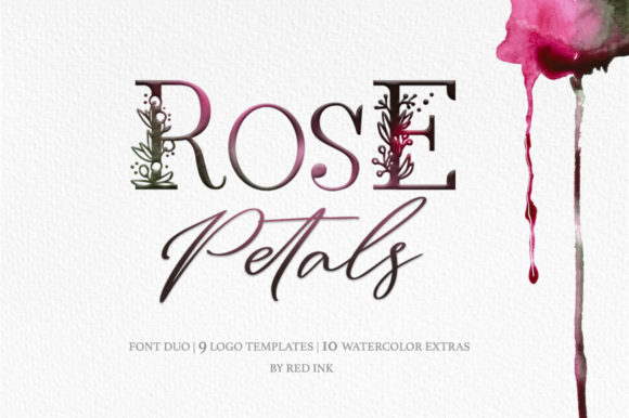 Rose Petals Duo: A Font for Flawless Branding Projects