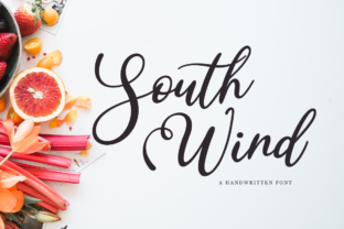 South Wind: A Fresh Script Font for Editorial Design
