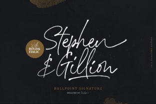 Stephen Gillion Font: A Signature Script for Powerful Branding