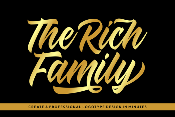 The Rich Family Font: A Luxurious Touch for Real Businesses