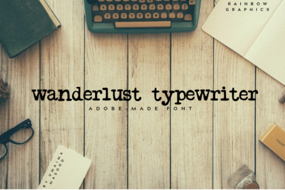 Wanderlust Typewriter Font: A Digital Design Delight