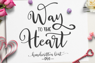 Way to the Heart Duo: A Premium Script Font for Modern Web Design